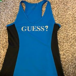Blue Guess workout tank top!